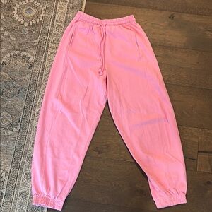 Pink Jogger Pants